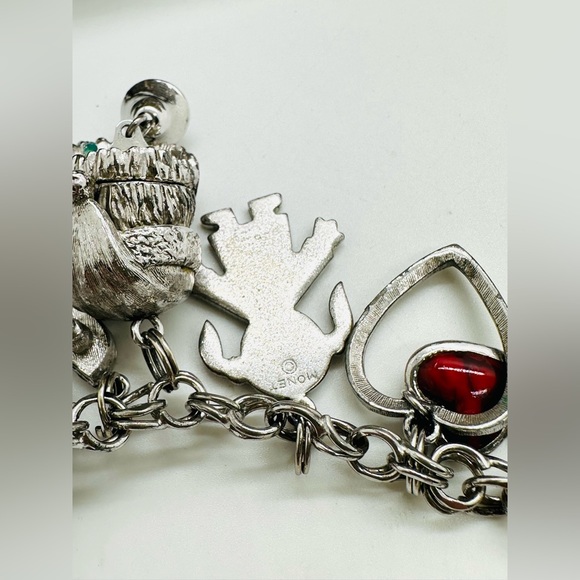 Vintage Sterling Charm Bracelet - Picture 4 of 17